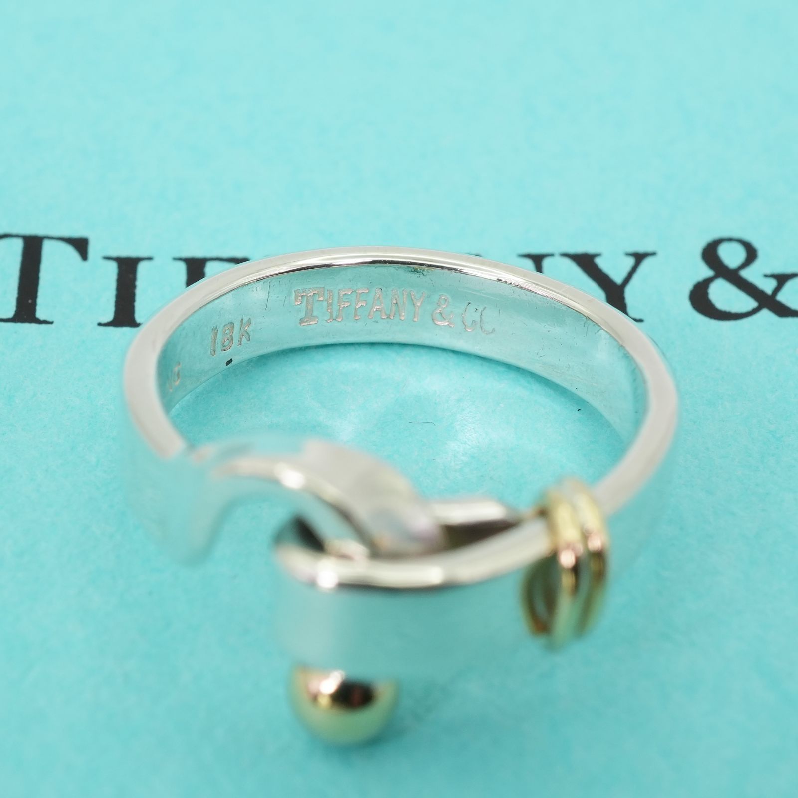 ティファニー TIFFANY リング フック&アイ14号 指輪
