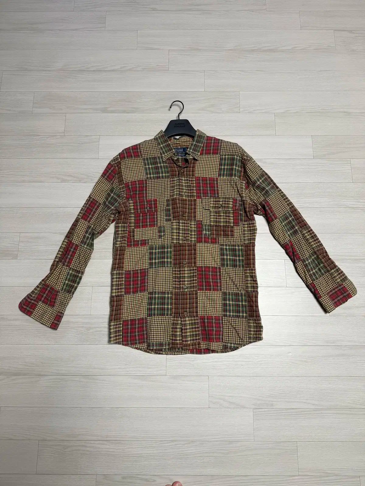 LT ポロ パッチワーク シャツ 新品