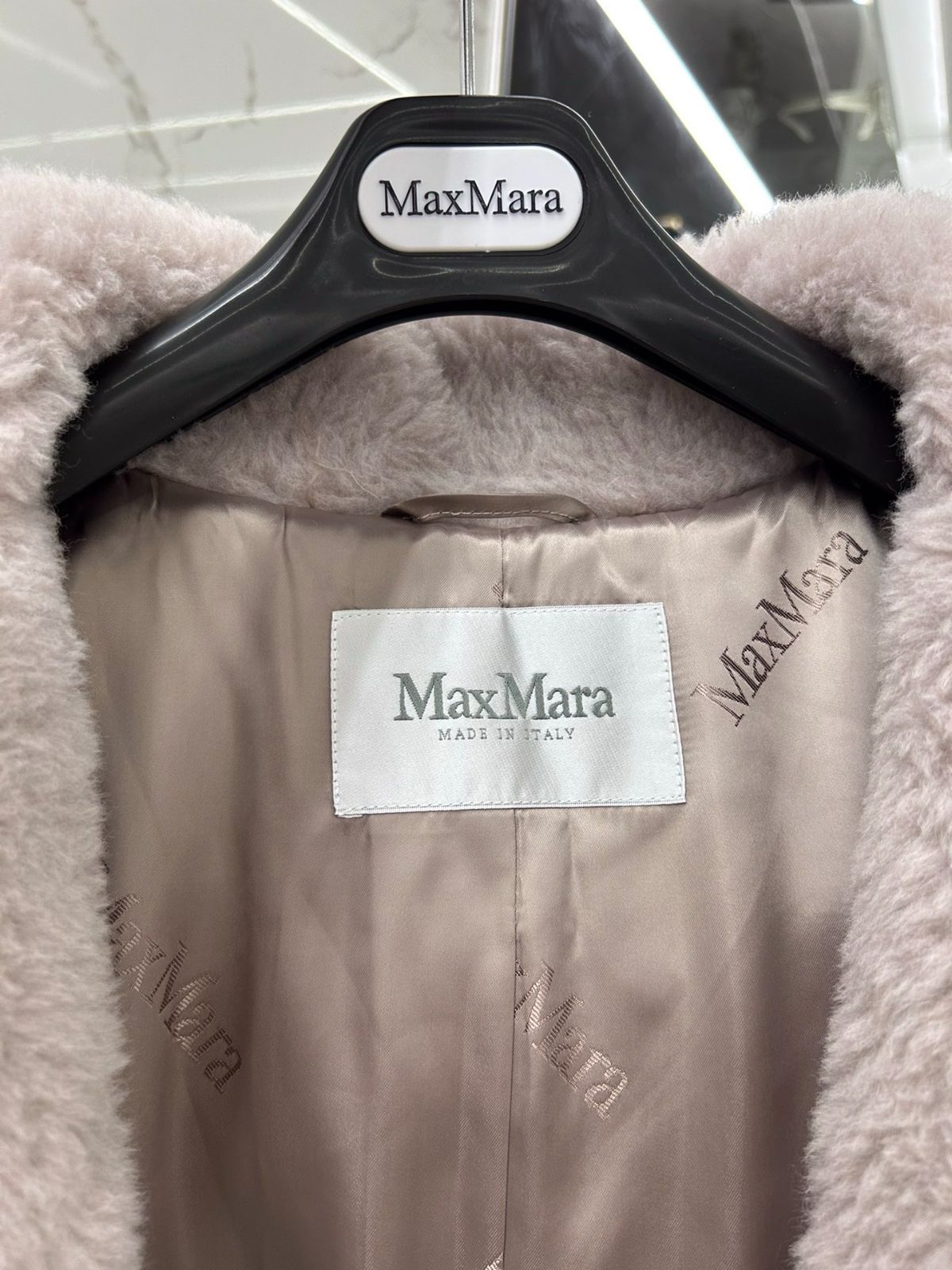 限定！【早い者勝ち】マックスマーラMax Mara テディベア アイコンコート サンド カシャXS