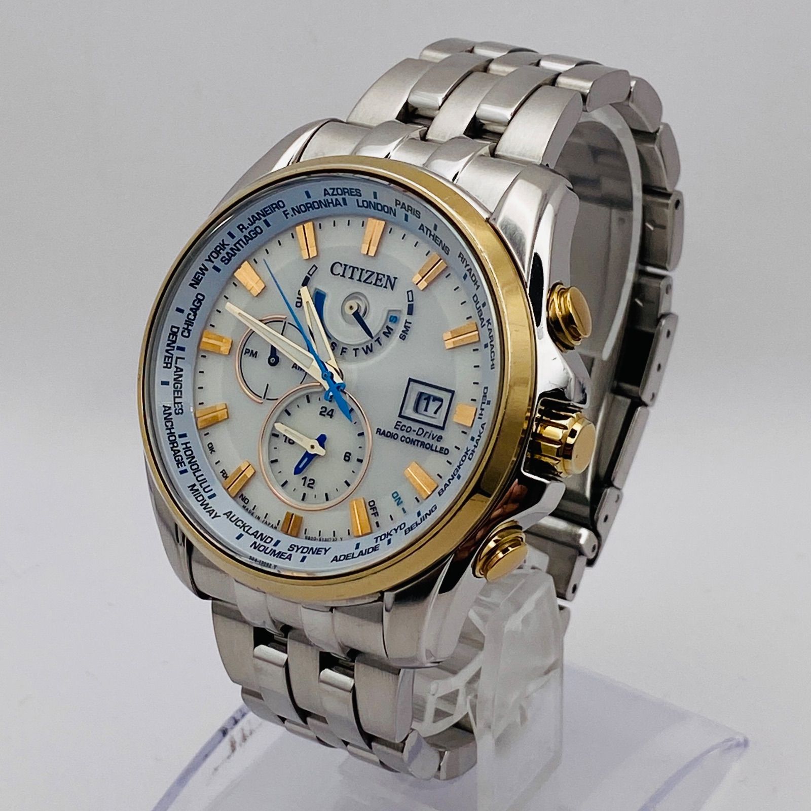 T325）希少！限定モデル 稼働品 CITIZEN シチズン 電波ソーラー