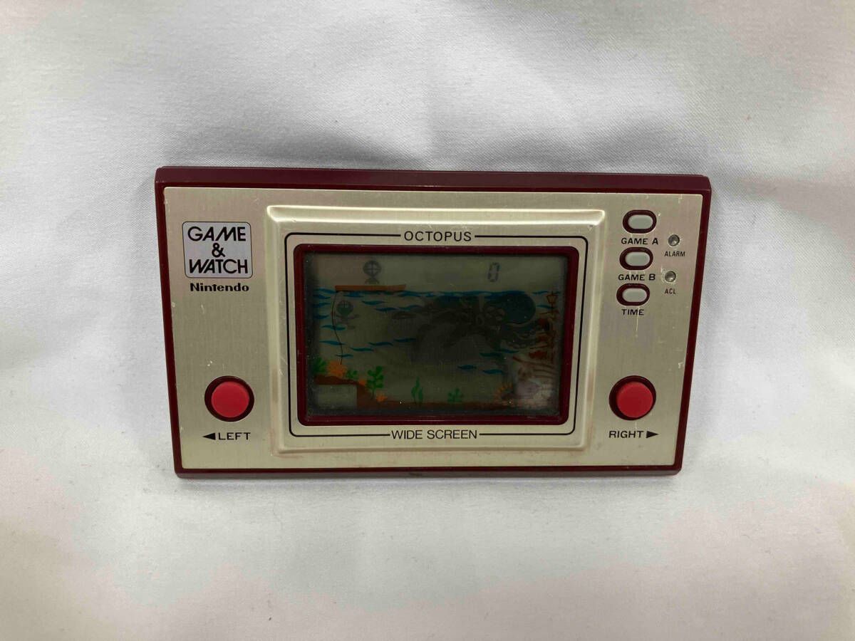 箱・説明書なし 動作確認済 Nintendo ゲームウォッチ オクトパス