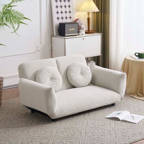 2人掛けソファベッド フロアソファ コンパクトローソファ こたつ用 クッション付 Amazon｜ソファ ソファベッド フロアソファ コンパクト ローソファ