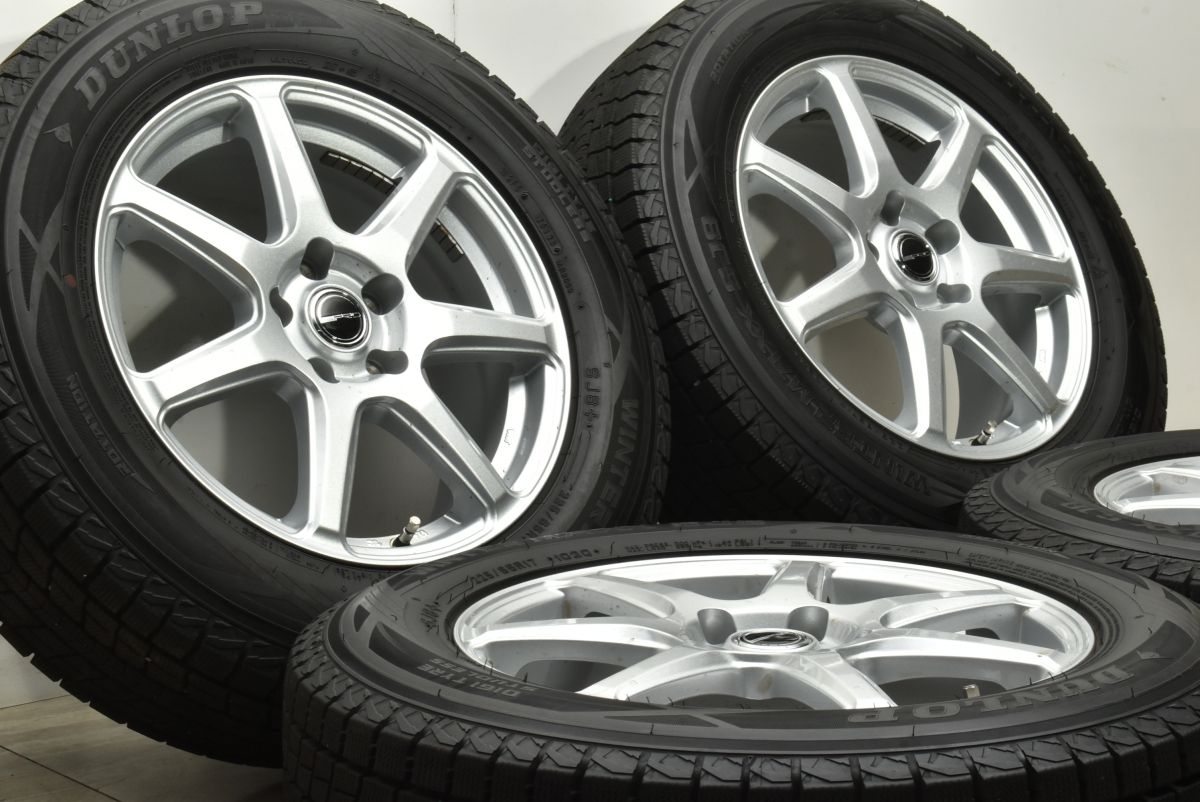 バリ溝 PRD 17in 7J 48 PCD114.3 ウィンターマックス SJ8 225 65R17 製 CX-5 CX-8 エクストレイル レガシィアウトバック