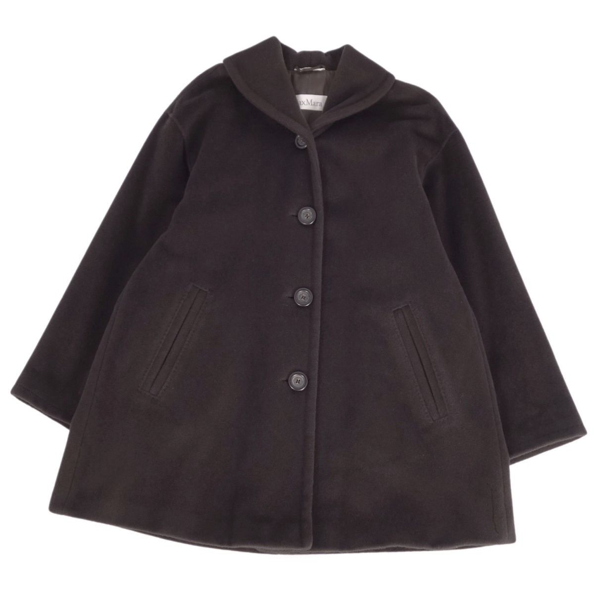 EDGARD (MAX MARA ) ウール＆カシミア ピーコート Max Mara マックスマーラ カシミアコート JERRY 大きいサイズ