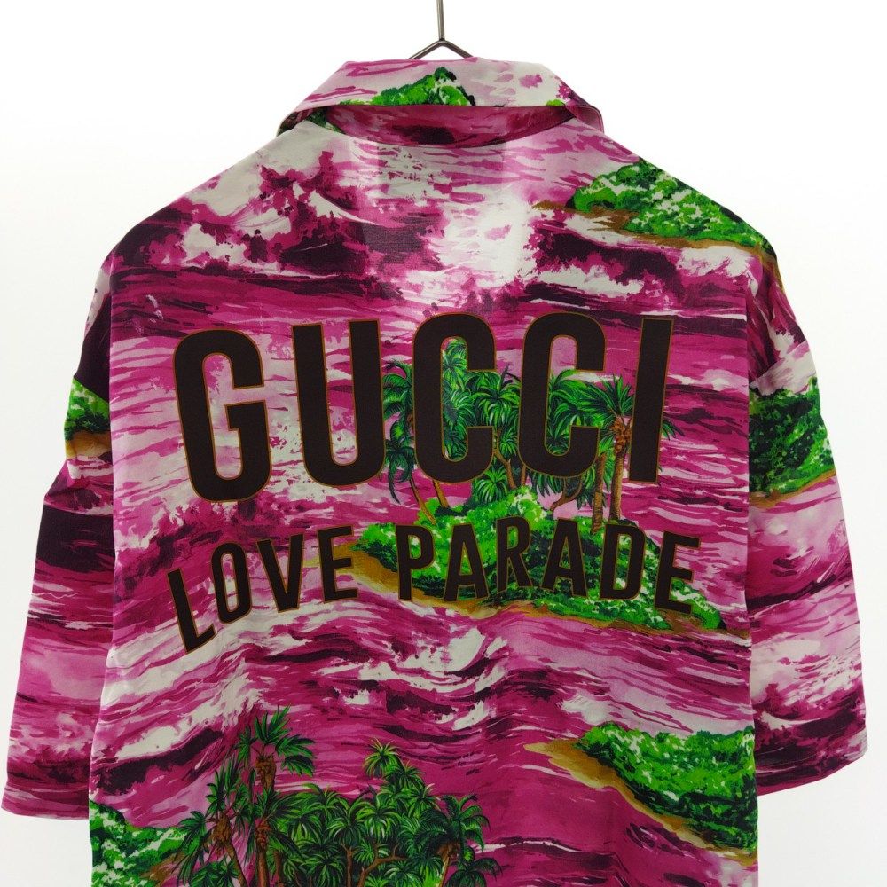 GUCCI (グッチ) 22AW Gucci Love Parade S/S Shirt 694124 ZAJSU 