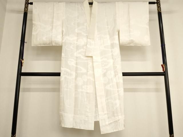 平和屋着物□長襦袢 無双仕立て 流水鹿の子花文 暈し染め やまと誂