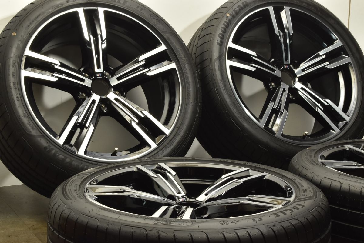新車外し バリ溝 BMW G20 3シリーズ Mスポーツ 純正 18in 7.5J 25 8.5J 40 112 グッドイヤー 225 45R18 255 40R18 8746631 8746632