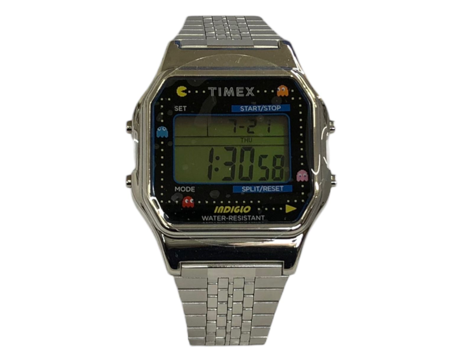 TIMEX新品未使用品 PAC-MAN T80デジタル シルバー➕ 最安 - 時計