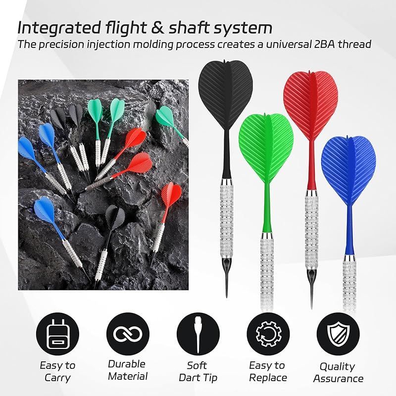 プラスチックダーツチップ ソフトダーツ矢 ダーツ矢セット 電子