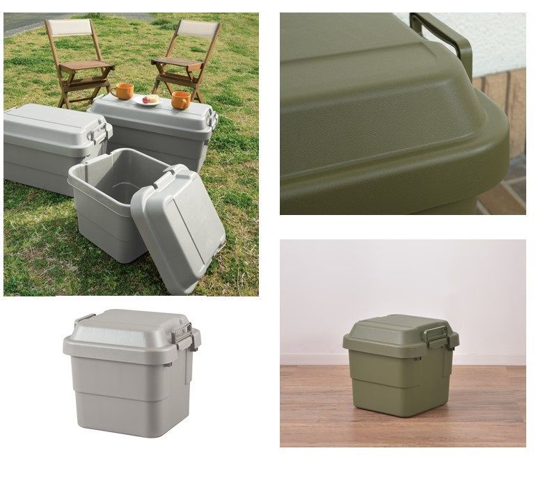 30L トランクボックス 収納ボックス 道具箱 アウトドア トランク