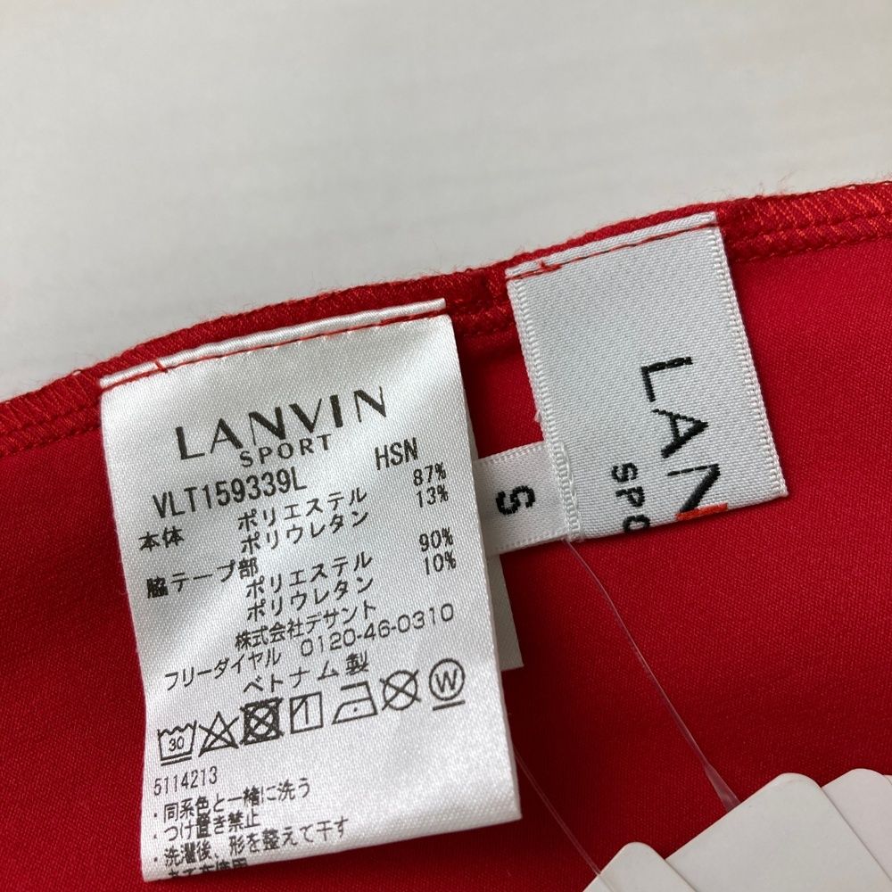 サイズ S LANVIN SPORT ランバン スポール ハイネックノースリーブシャツ レッド系 240101540933 ゴルフウェア レディース ストスト LLC-HASEGAWATOSO_COM