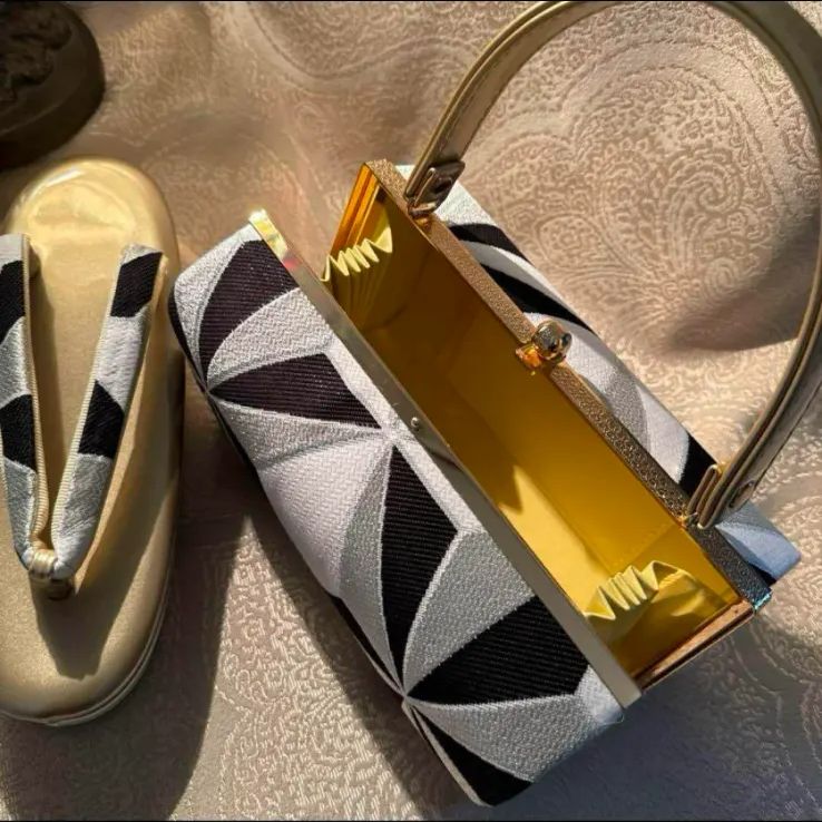 和装草履バッグ 西陣織 草履バッグセット 礼装 西陣織 帯地 【 草履