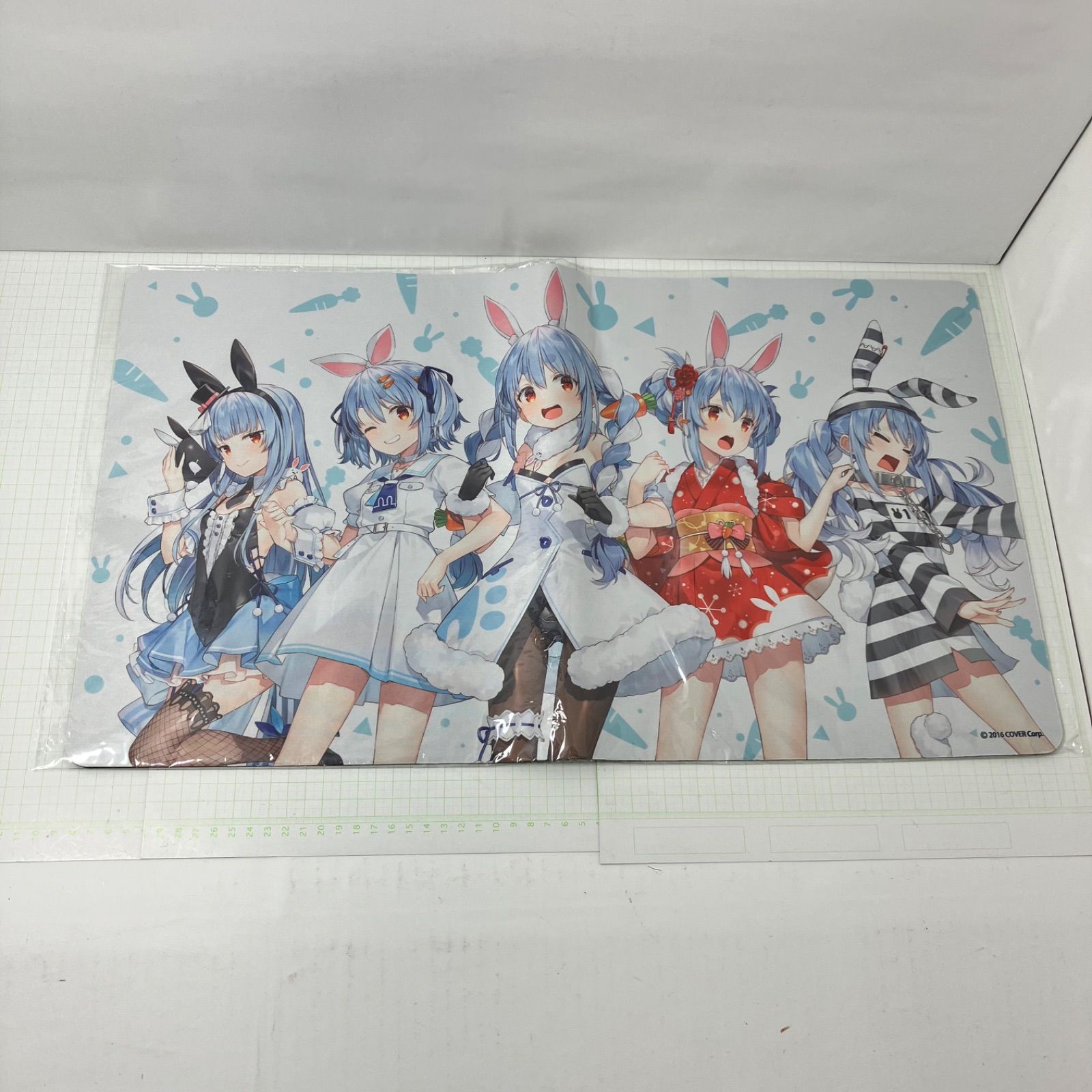瀬戸店】未開封 兎田ぺこら ラバーマット 活動4周年記念 デスク