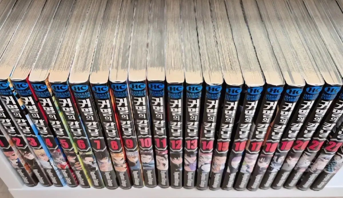 所蔵用 上級書 鬼滅の刃 1 ー 23 ファンブック 叢 24 クォン ワンヨル