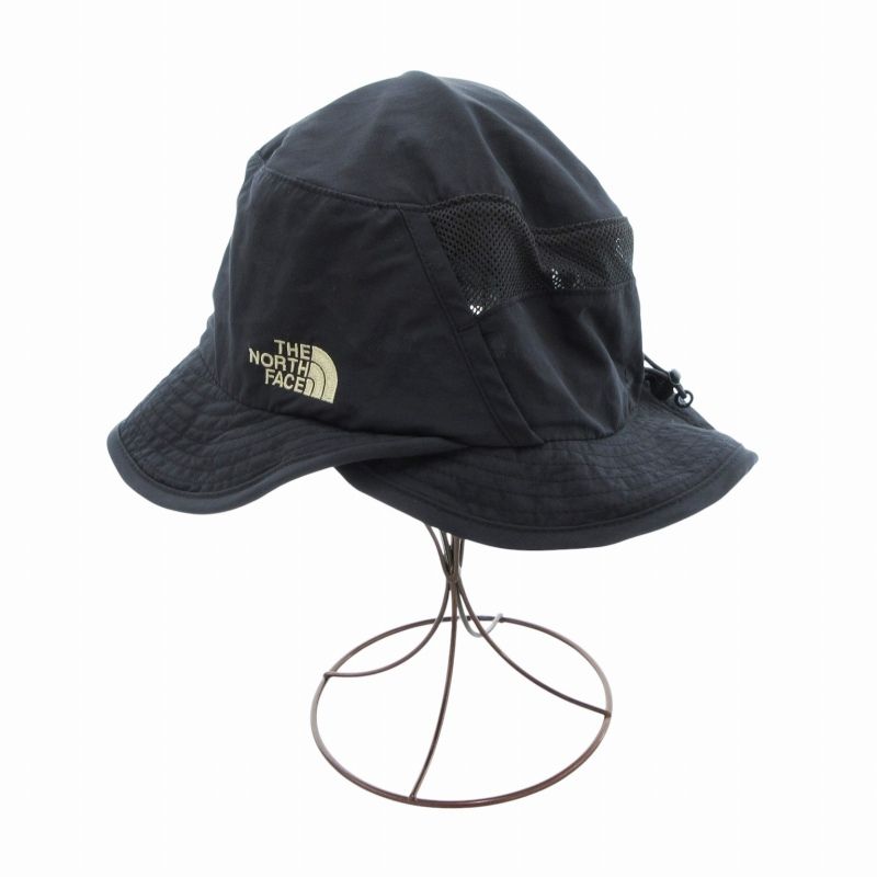 ▲ノースフェイス 前後2枚つば ナイロン素材 コンパクト ダブルビル ハット ダルネイビー M 美品!!!▲ THE NORTH FACE（ザ ノースフェイス ） コンパクトダブルビル