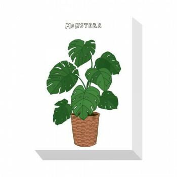 Home Plants MONSTERA アートパネル ZPA-53548