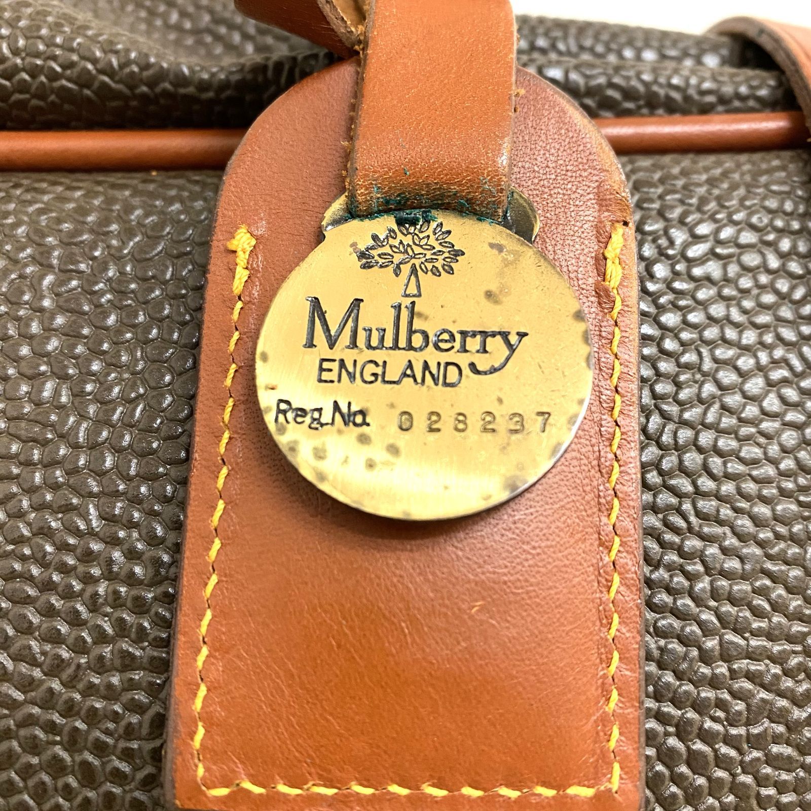 GT1【中古品】Mulberry マルベリー トラベルバッグ No.023237 - メルカリ