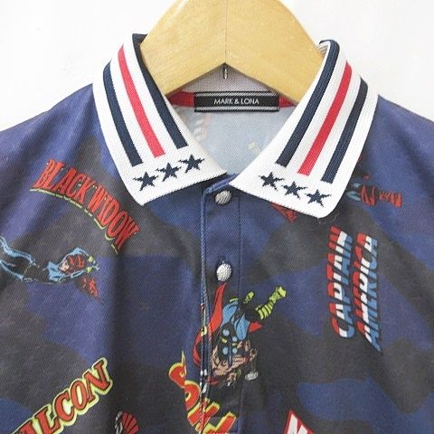 マークアンドロナ MARK LONA マーベル MARVEL ポロシャツ ゴルフ 半袖
