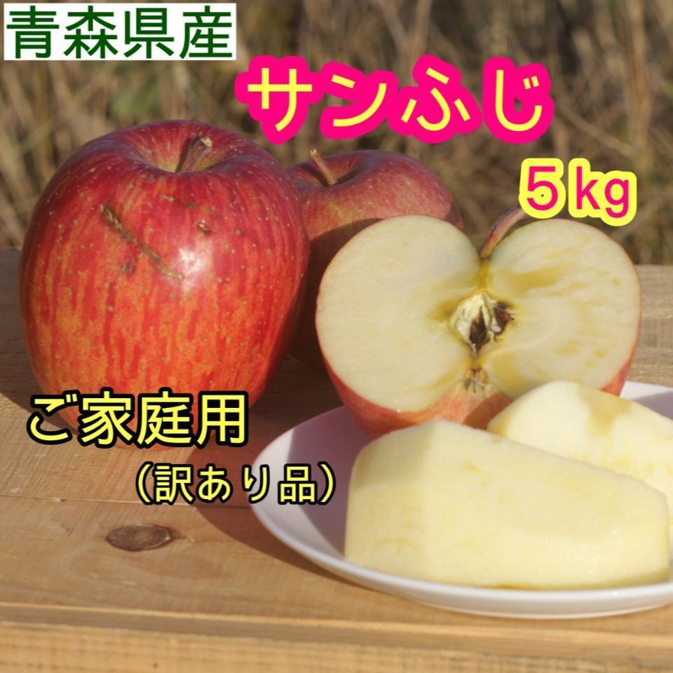 メルカリShops - 【訳あり品】サンふじ 14〜20個 約５kg 青森県産りんご