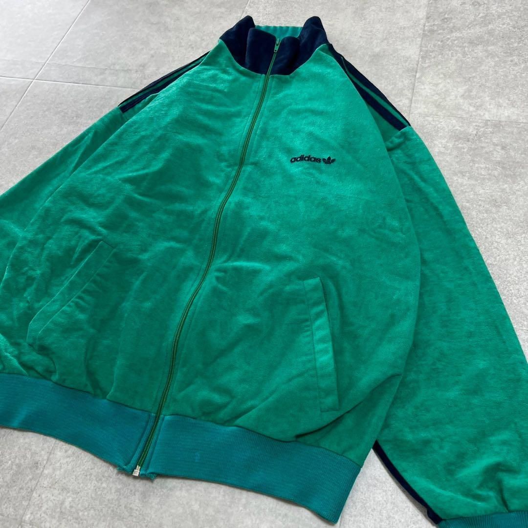 希少　アディダス　フランス製　ventex トラックジャケット　ベロア　80s b6c7e89e6e06f305dc216007f76749