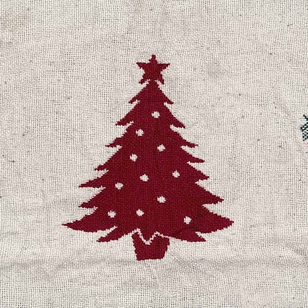 vintageラグ カーペット クリスマスツリー リース パターン 2053 vintageラグ カーペット クリスマスツリー リース パターン 2053