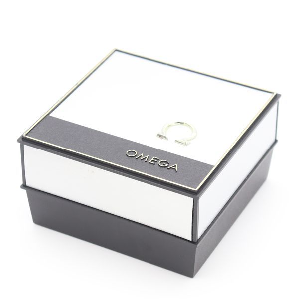 良品 オメガ アンティーク 空箱/BOX 腕時計用 シルバー×ブラックカラー