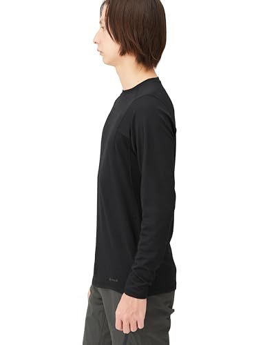 Snow Peak ベースレイヤー Recycled Pe/Wo L/S T shirt S Black