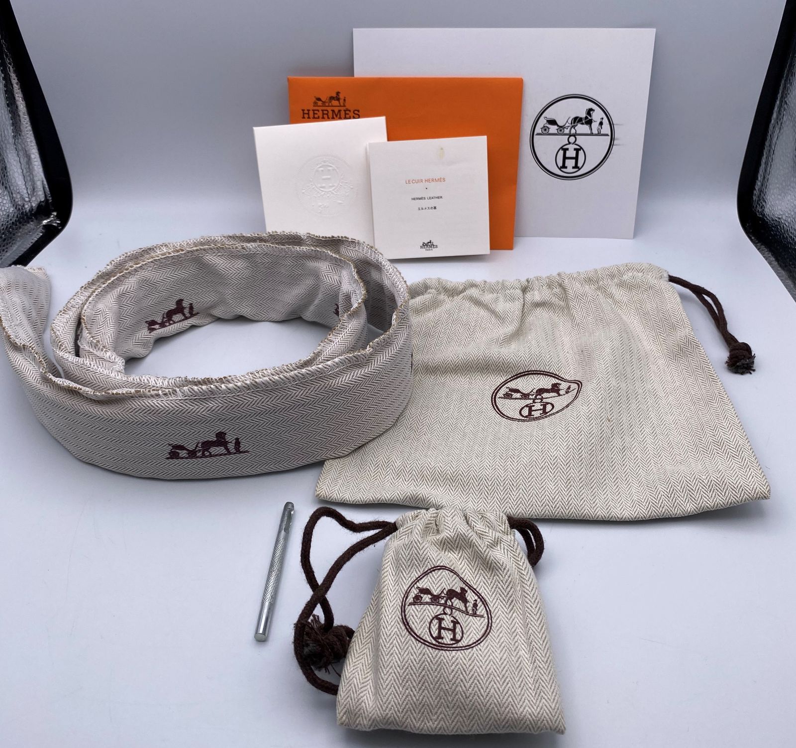 ☆エルメス ベルト リバーシブル 95cm コンスタンス バックル