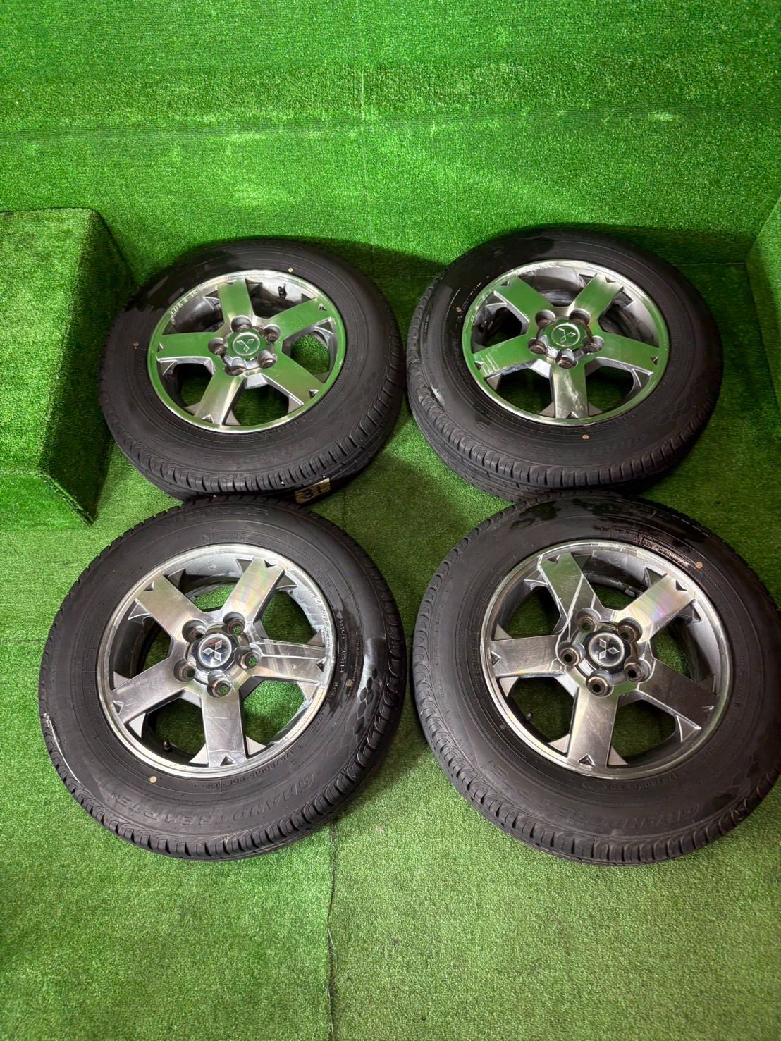 75%溝有。ENKEI製!三菱 パジェロミニ 純正 15インチ 2025年最新】Yahoo