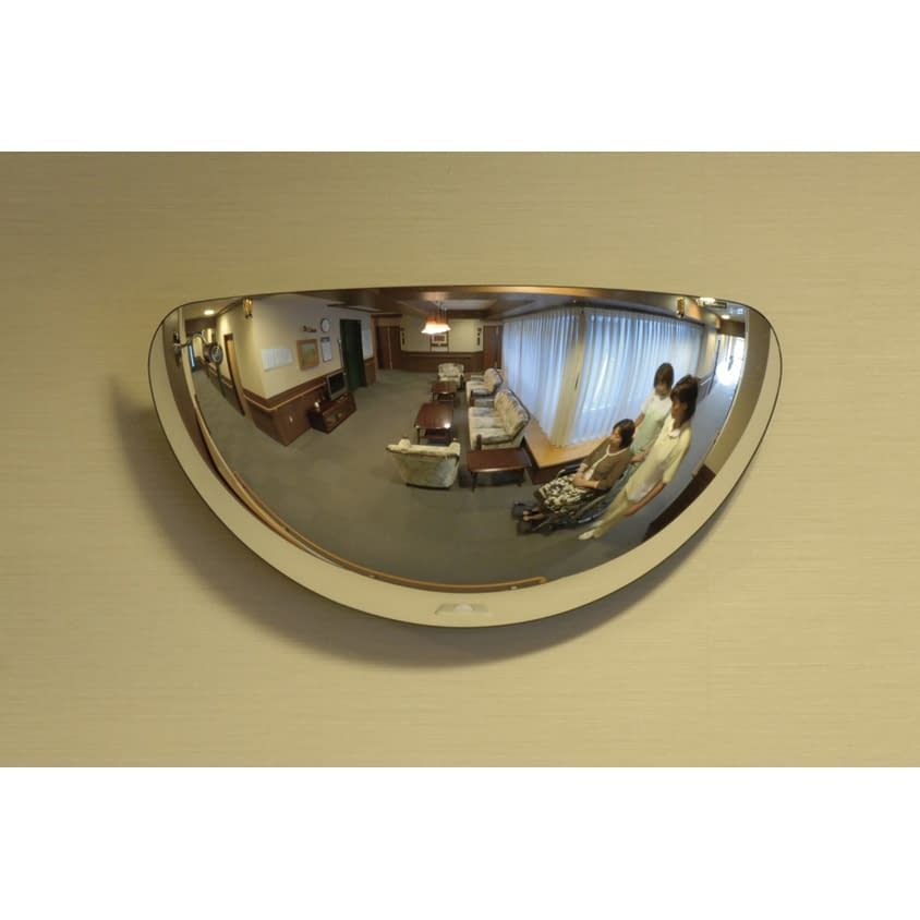 安全ミラー ラミ 鏡 23-6737-01 KomyMirror L7(665X340MM)