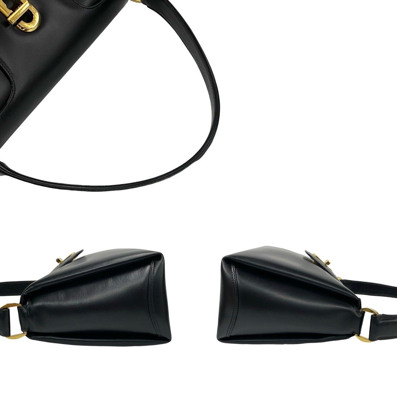 極 美品 希少 GUCCI グッチ オールドグッチ ヴィンテージ レザー