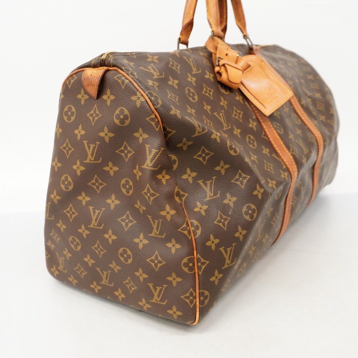 5md4368 ルイヴィトン ボストンバッグ モノグラム キーポル55 M41424 ブラウン メンズ レディース ユニセックス