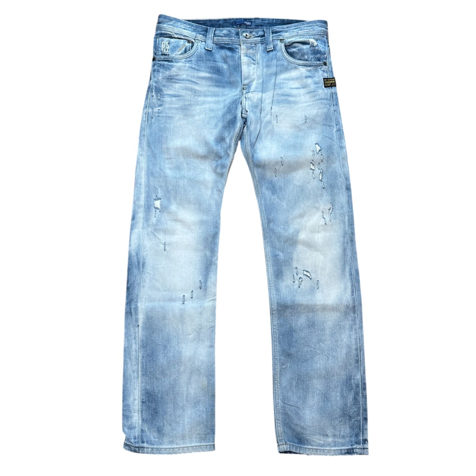 G-STAR ストレートデニム ライトブルー G-STAR RAW ATTACC LOW STRAIGHT ライトブルー ストレートデニム