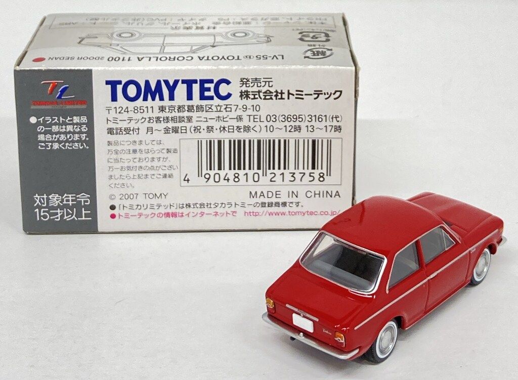 トミーテック TOMICA LIMITED VINTAGE トヨタ カローラ1100 2