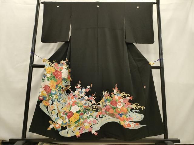 平和屋着物□豪華色留袖 寿光織り 風景樹林文 暈し染め 金糸