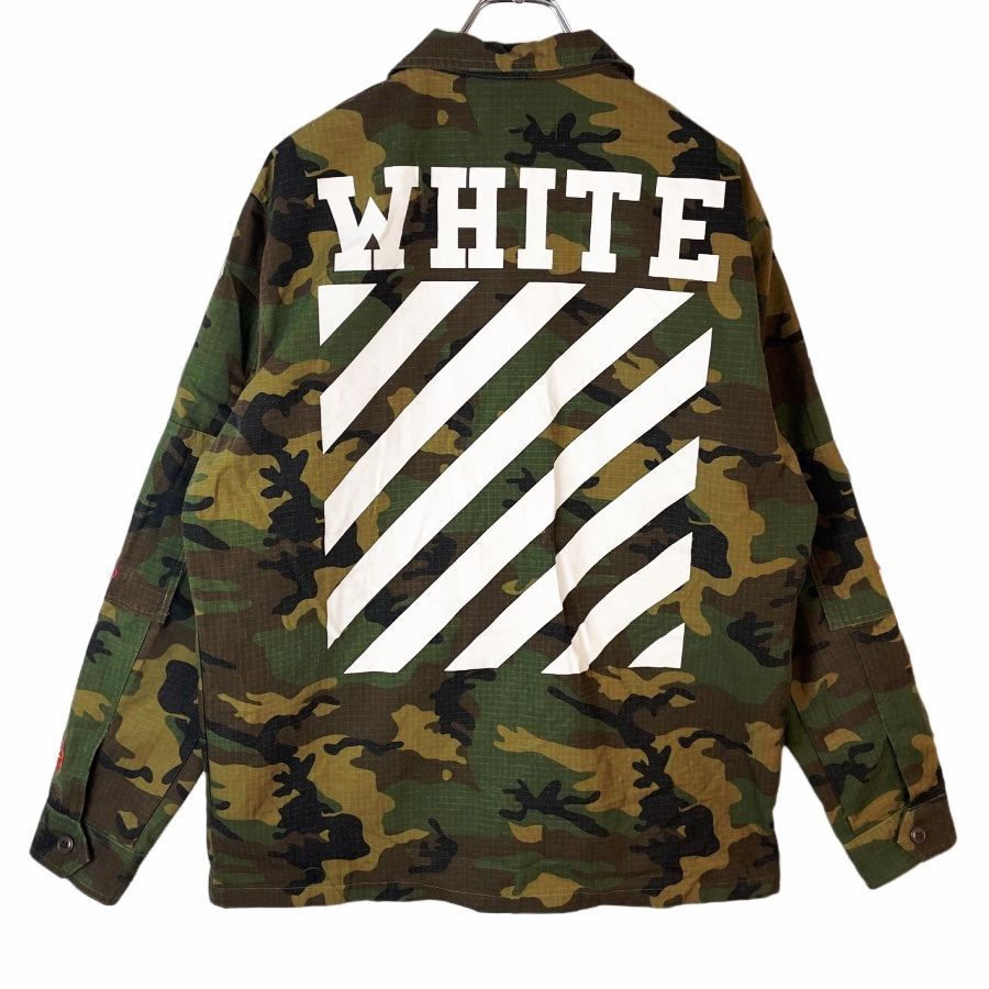 OFF-WHITE カモフラージュ ミリタリージャケット（ストライプ） OFF-WHITE カモフラージュ ミリタリージャケット（ストライプ