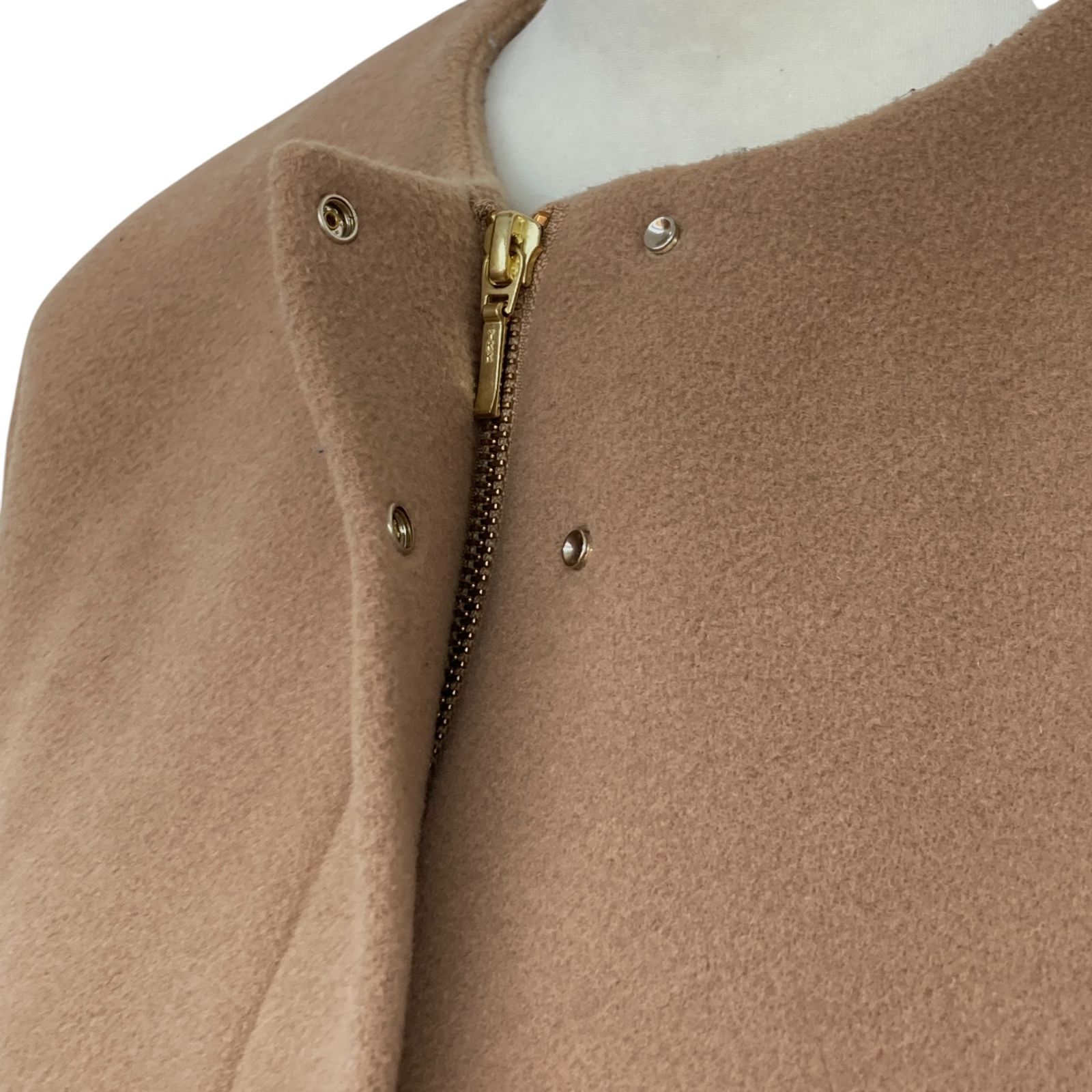 SHIPS any シップス エニィ カシミア ノーカラー コクーンコート L WWW_MORNINGWALKER_COM