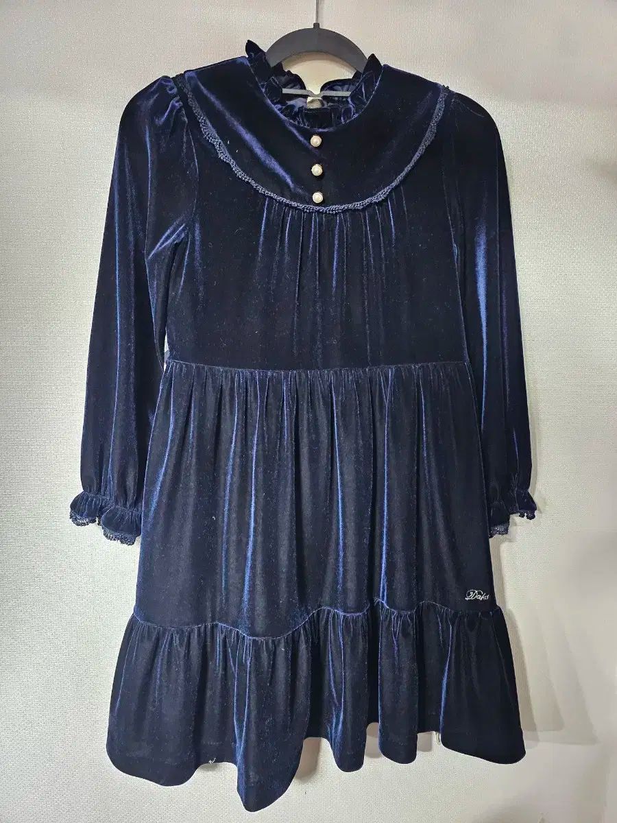 【雷市場（ポンジャン）商品韓国直送】 DAKS(ダックス) トゥイーン ベルベットドレス 140 11y
