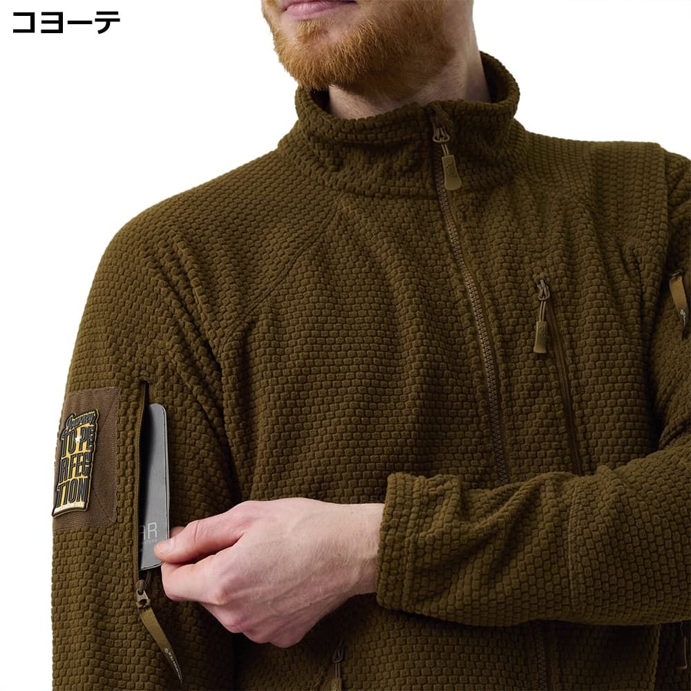 HELIKON-TEX ジャケット ALPHA TACTICAL グリッドフリース BL