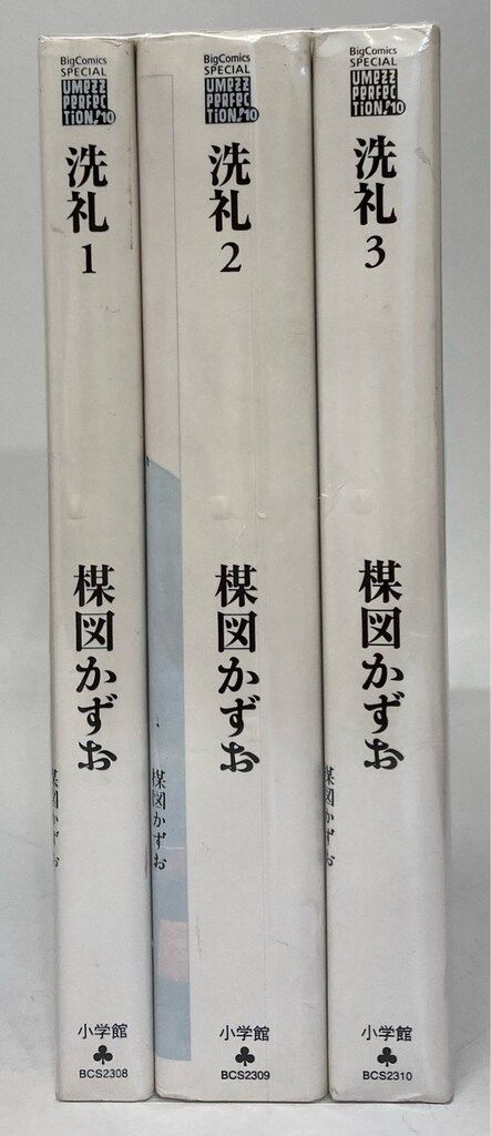 UMEZZ PERFECTION! 「洗礼」全3巻セット 　楳図かずお　帯付き UMEZZ PERFECTION! 「洗礼」全3巻セット 楳図かずお 小学館 UMEZZ
