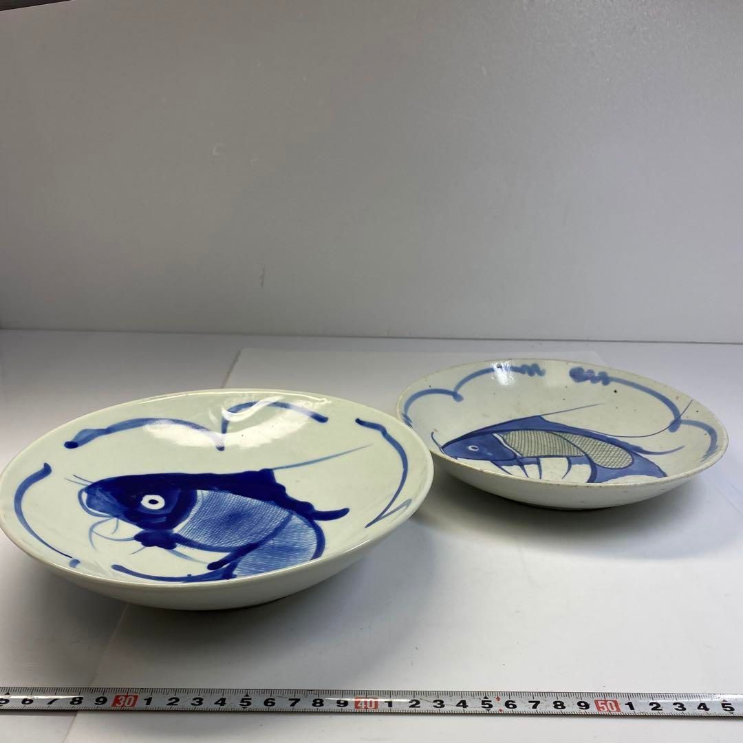 中国民国時代　魚図鉢等3点　東さ6-0805① 中国民国時代 魚図鉢等3点 東さ6-0805① - メルカリ