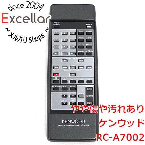 [bn:4] KENWOOD　オーディオ用リモコン　RC-A7002　電池カバーなし