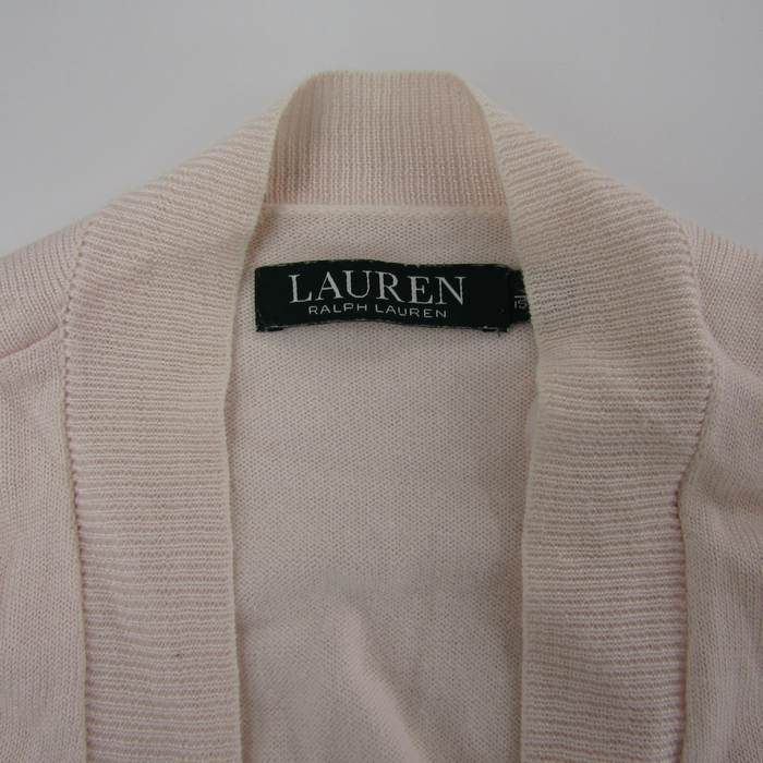 ラルフローレン カーディガン 半袖 前あき レーヨン混 トップス レディース XXS 150/76Aサイズ ピンク RALPH LAUREN ラルフローレン カーディガン 半袖 前あき レーヨン混 トップス