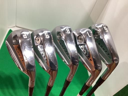 美品】グローブライド オノフ クロ 2024 メンズアイアンセット 6本 S