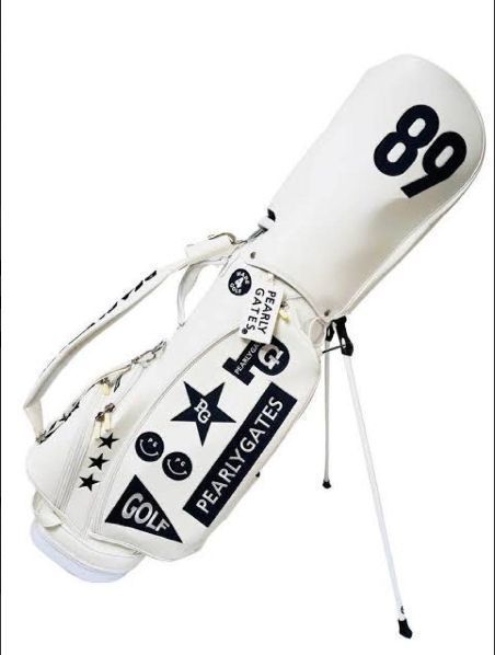 PEARLY GATES ゴルフバッグ ネイビー/ホワイト PEARLY GATES ホワイト