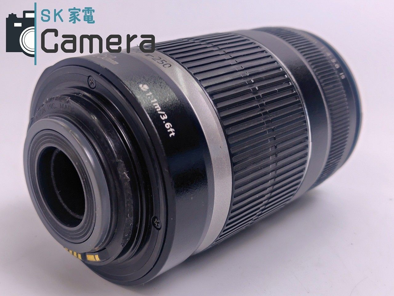 Canon - 【中古】 Canon EF-S 55-250ｍｍ F4-5.6 IS ET-60 フード付 キャノン ジャンク 中古】 Canon EF-S 55-250mm F4-5.6 IS ET-60 フード付