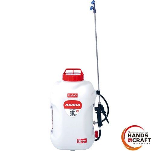 〇 アサバ ASABA BP-15Li15-DX2 背負式バッテリ動噴 瞳 15L バッテリ×2付き