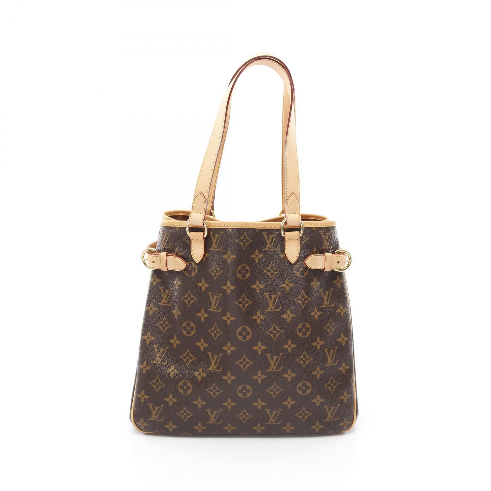 ルイ ヴィトン LOUIS VUITTON トートバッグ バティニョール ヴェルティカル M51153 PVCコーティングキャンバス レザー バティニョール ヴェルティカル レディース Used A