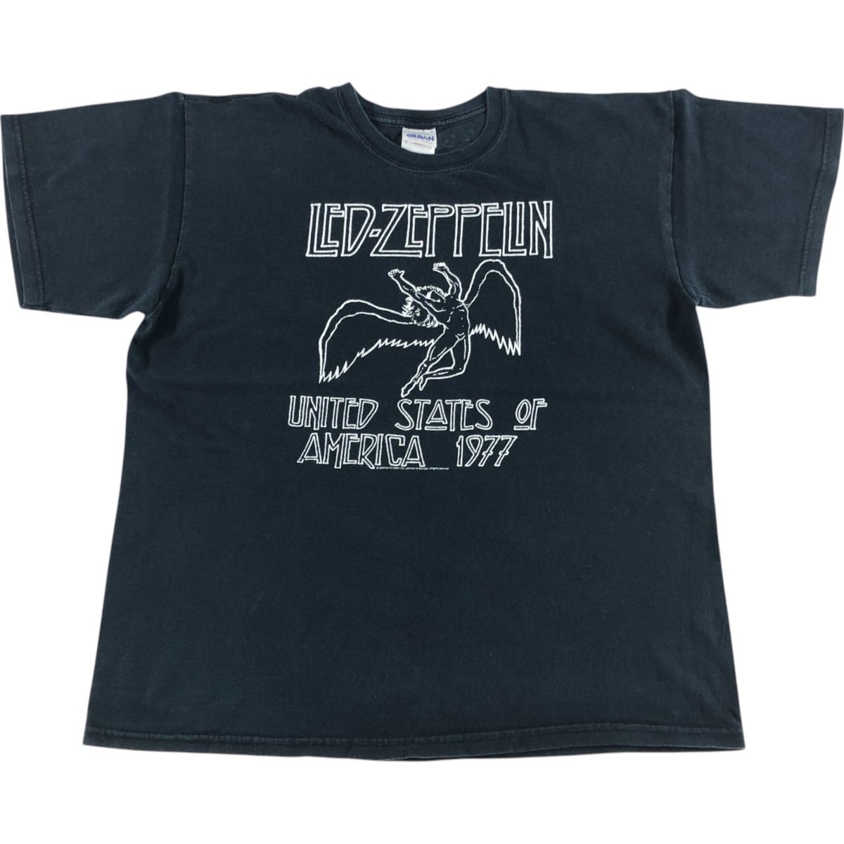 古着 00年代 ギルダン GILDAN LED ZEPPELIN レッドツェッペリン バンドTシャツ バンT メンズL相当|eaa546241