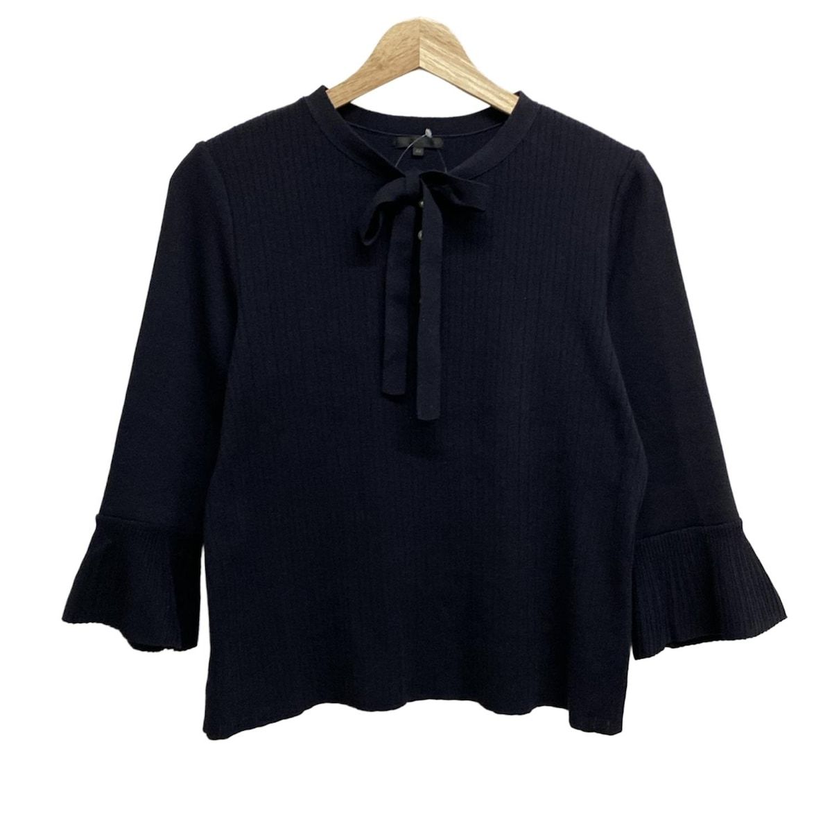 トゥービーシック　新品未使用タグ付き　黒カットソー TO BE CHIC(トゥービーシック) 長袖カットソー サイズ44 L